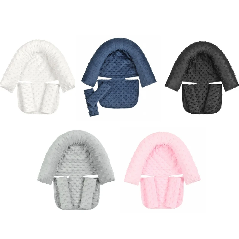 Baby Headrest and Carseat Neck Cover Protects the Baby from Belt Stimulation