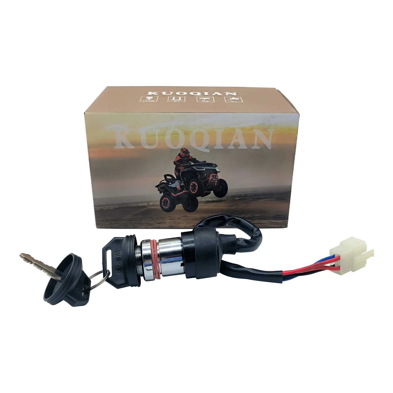 

Linhai 260 300 400 Bighorn ATV Ignition Switch With Key Waterproof 30110