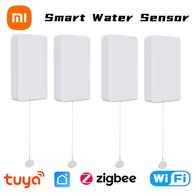 

Датчик утечки воды Xiaomi с Wi-Fi и управлением через приложение