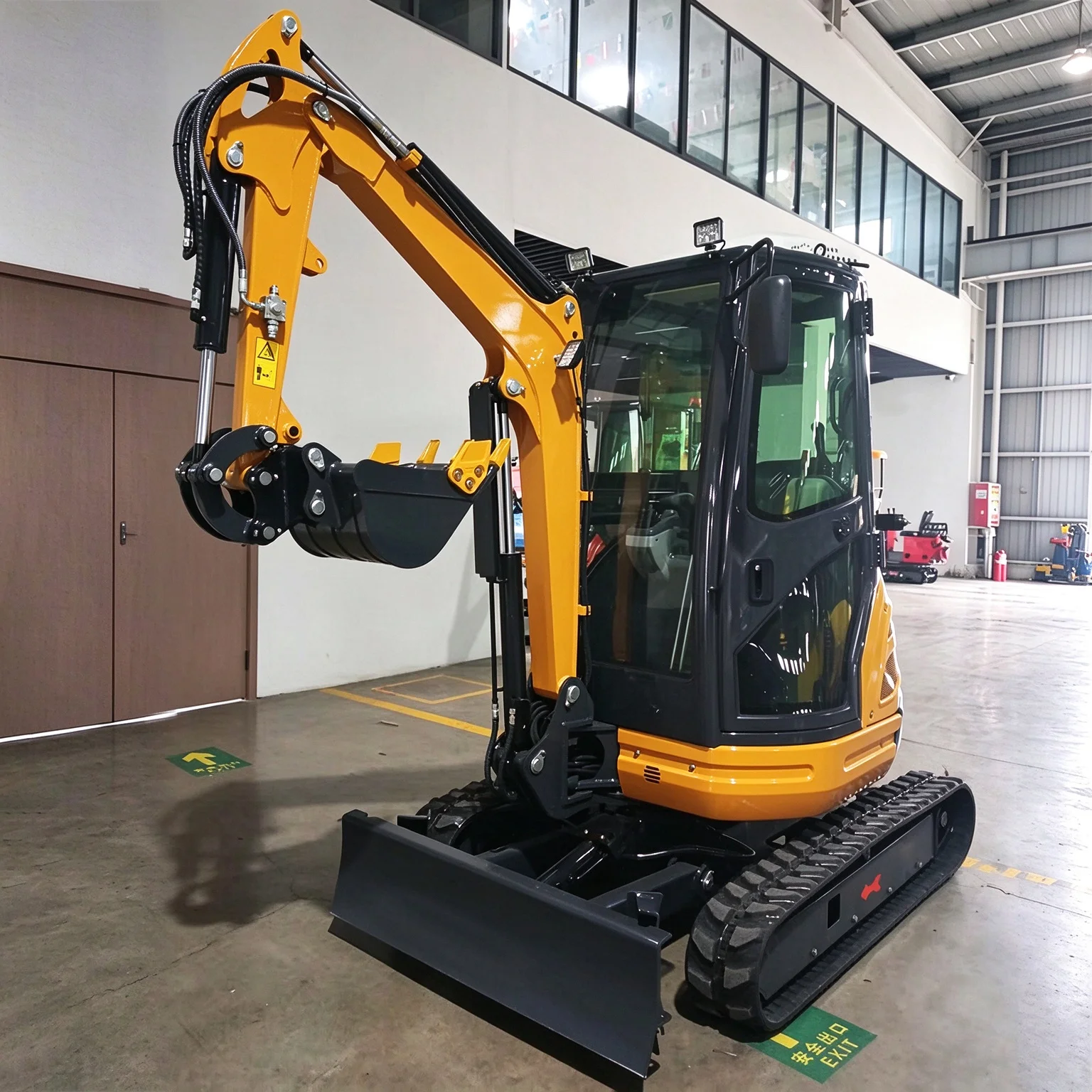 Hochwertiger 2,5-Tonnen-Minibagger mit Dieselmotor, CE EPA Euro 5, kundenspezifische Baumaschine