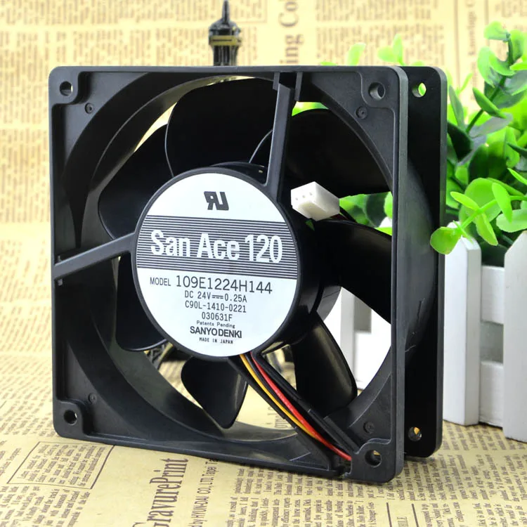 

24V 0.25A 12CM BALL 12038 INVERTER COOLING FAN 109E1224H144