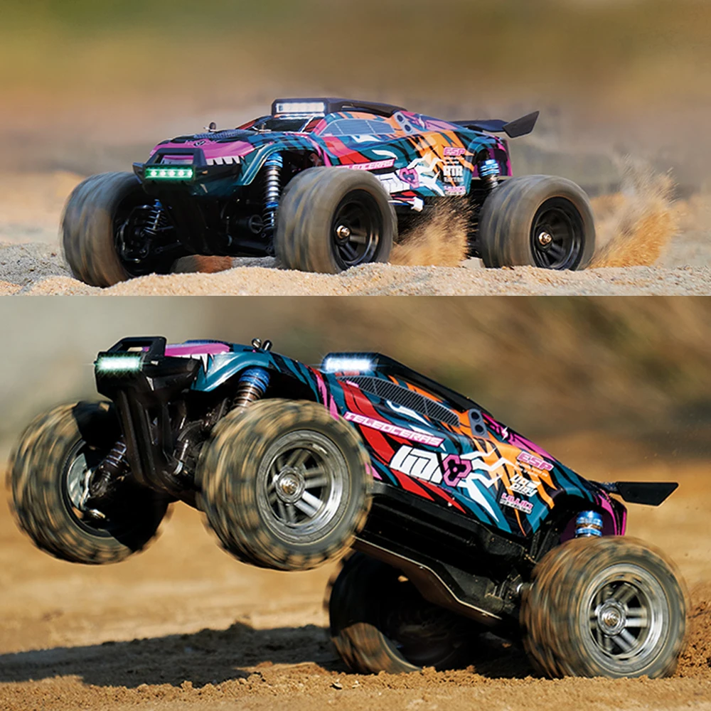 

Новая Радиоуправляемая машина 1/12 высокоскоростной четырехколесный привод Bigfoot гоночная электрическая модель внедорожника для скалолазан...