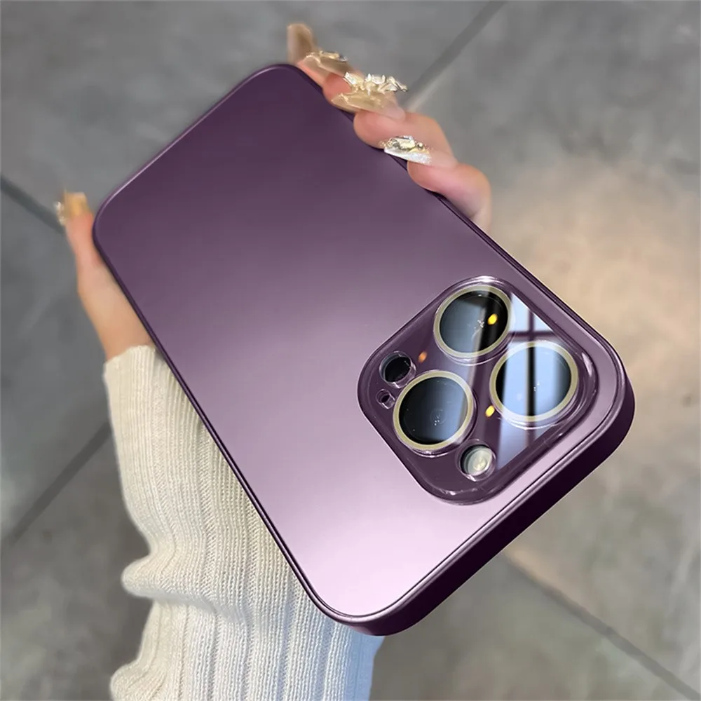 Luxury Matte Frosted Armor Case with Hybrid Defender Shockproof Protection