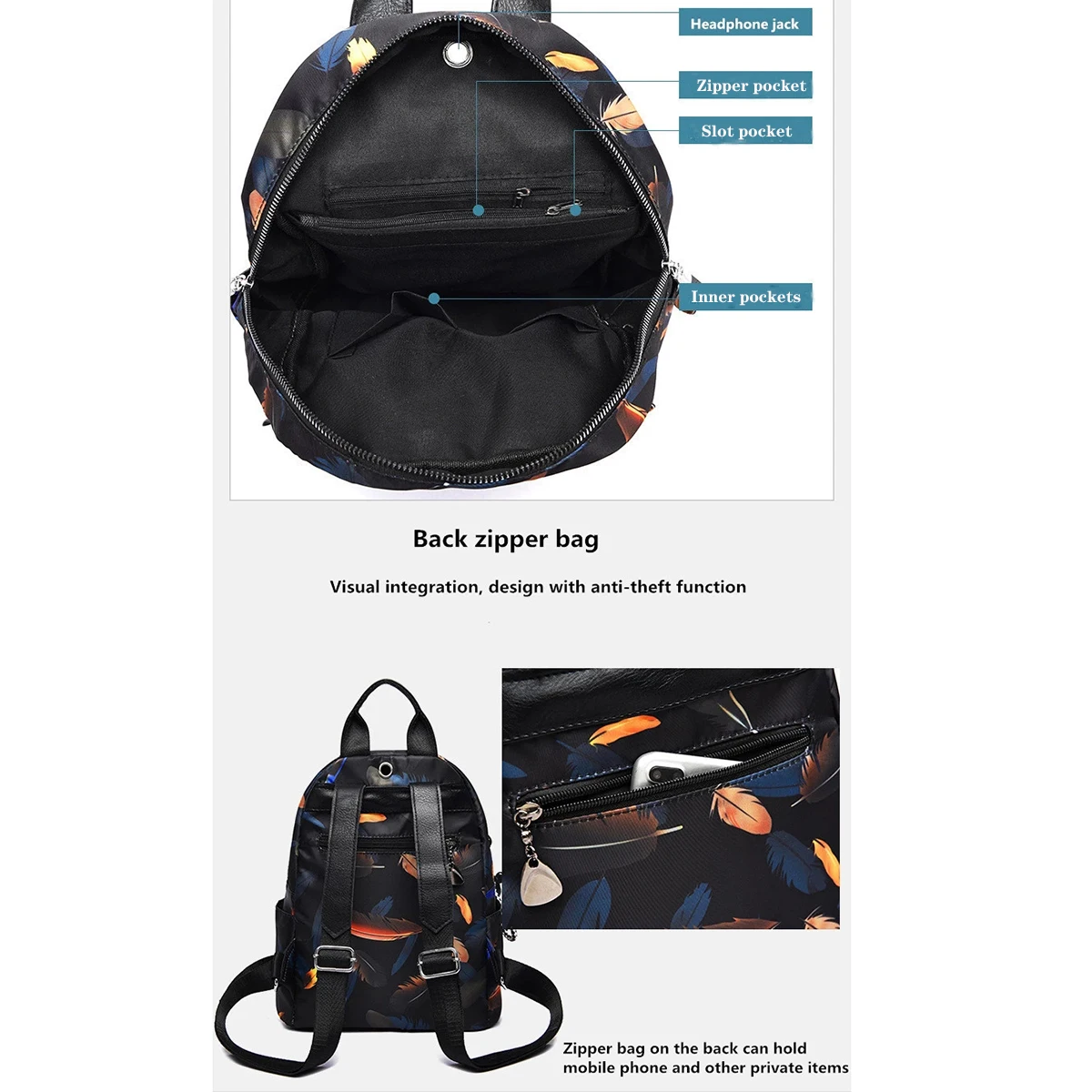 Backpack Printed Butterflies Women Backpack Female Aliexpress