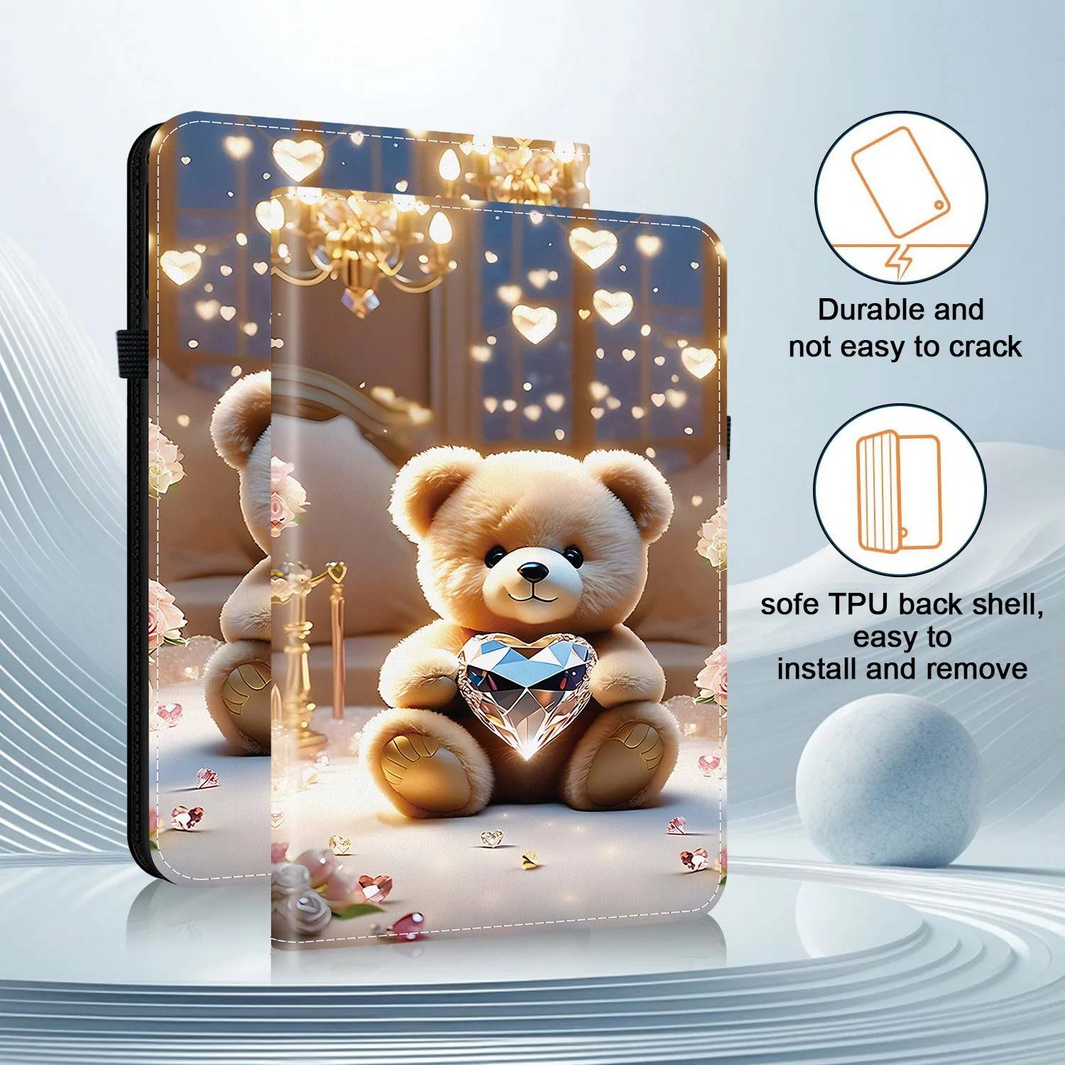 Premium Leather Tablet Case with Multi-Model Compatibility, Durable and Stylish Protection