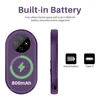 SERVO i15 mini Oval Small Mobile Phone Dual SIM GSM 1.39 inch Screen Speed Dial Magic Voice Blacklist Vibration FM Radio Type-C 5