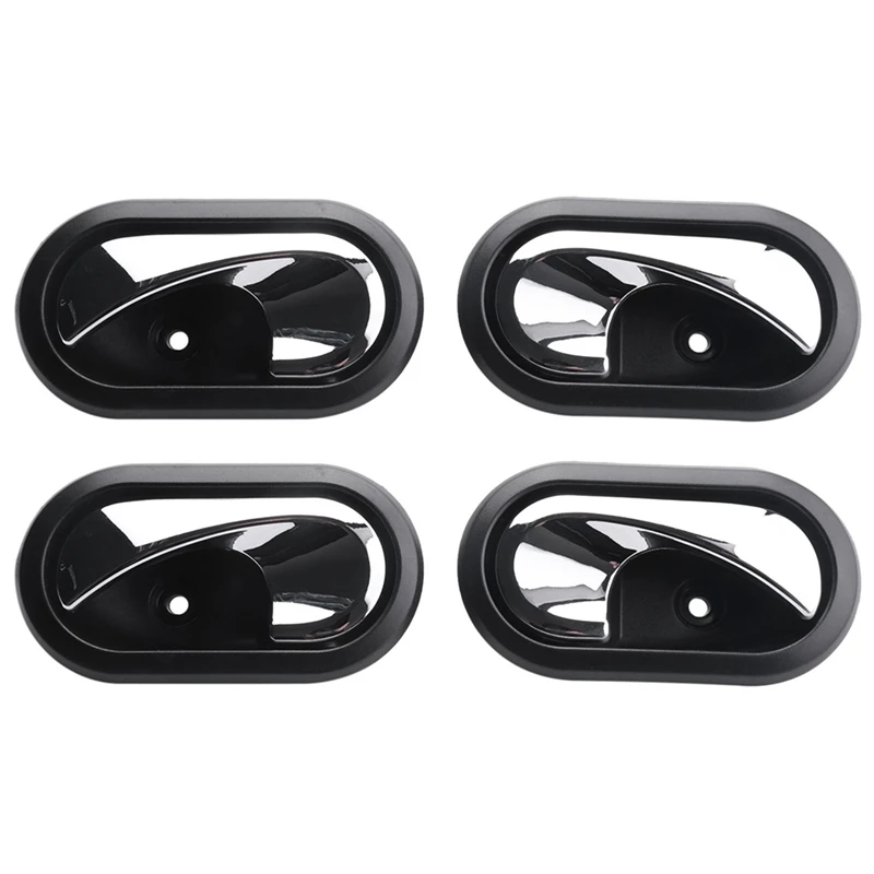 Maniglie Per Porte Interne Per Auto 4 Pezzi Per Renault Logan Duster 2012 - 2016 8200733848 8200733847