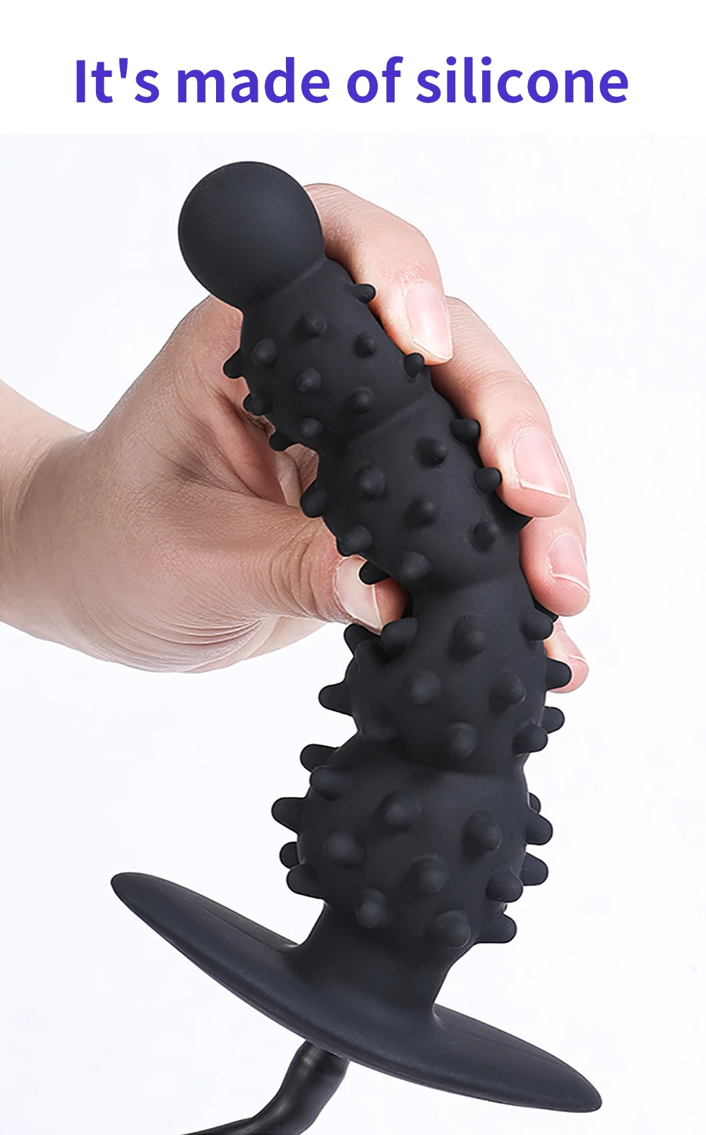 Plug anal expandible y masajeador de próstata para hombres y mujeres_voghion.com