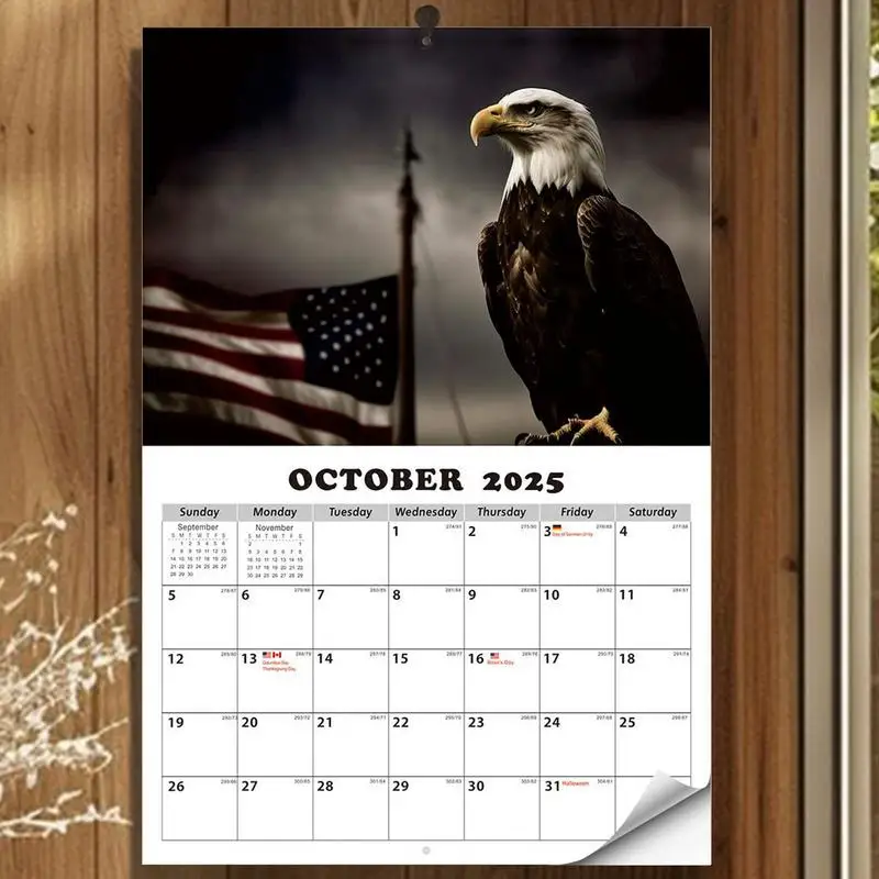 Wall Calendar Planner 2025 Monthly Calendar Decor Clear Printing Vertical Wall Calendar For Living Room Bedroom Apartment Work