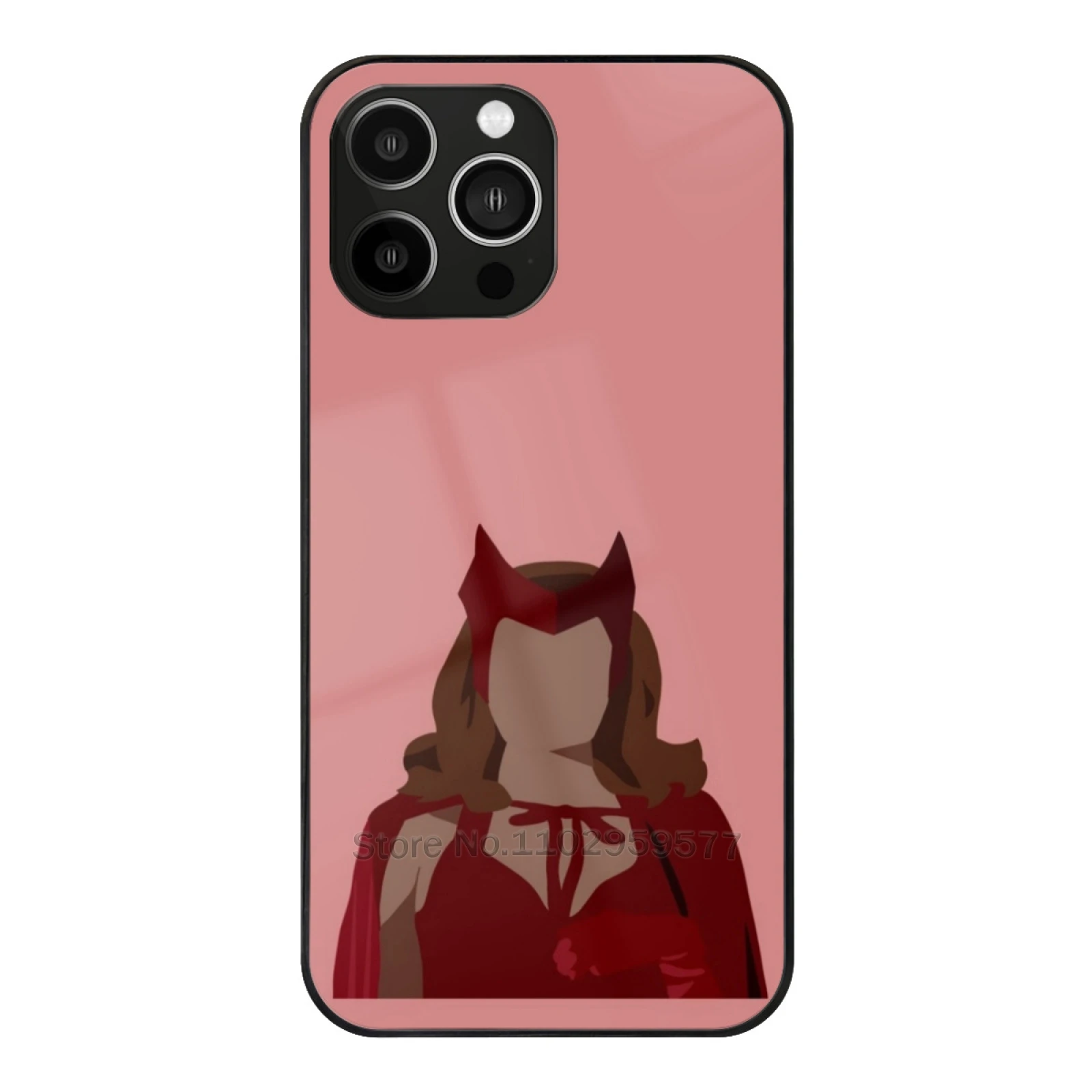 

Halloween Witch Soft Glass Case For Iphone 15 14 13 12 11 Pro X Xs Xr 7 8 Max Mini Cover Wanda Scarlet Witch Xmen Elizabeth