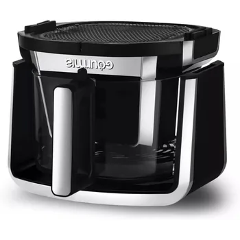 7-Qt Digital Air Fryer with 10 Presets for Healthy Cooking at Home - Non-Toxic Stainless Steel Basket Compact Fry 'N Fold Desig 6