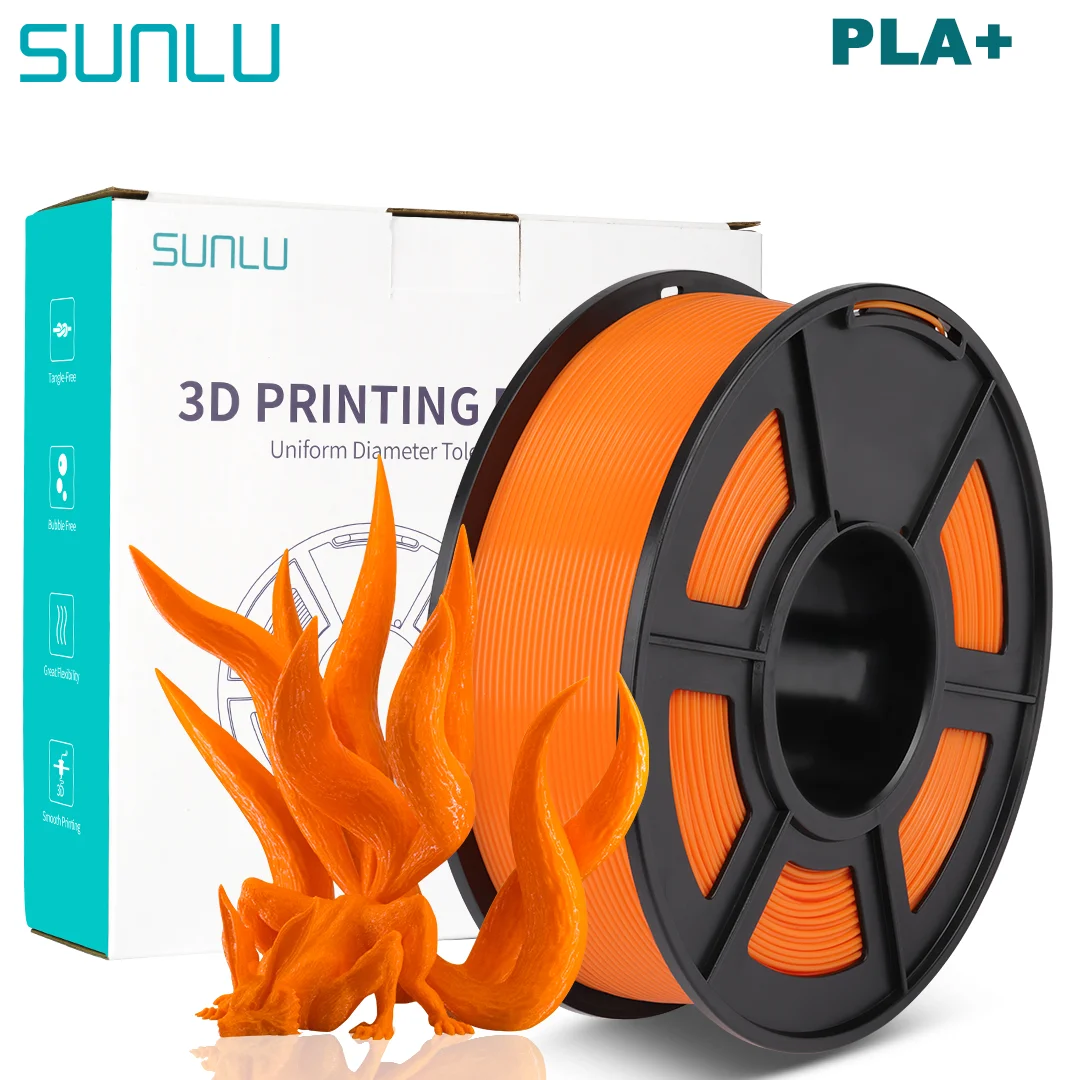 SUNLU PLA Filament 1KG 1.75mm PLA PLUS 3D Print Filament Pen Consumable 1.75mm Material PLA Plus Extruder Filament For DIY Craft