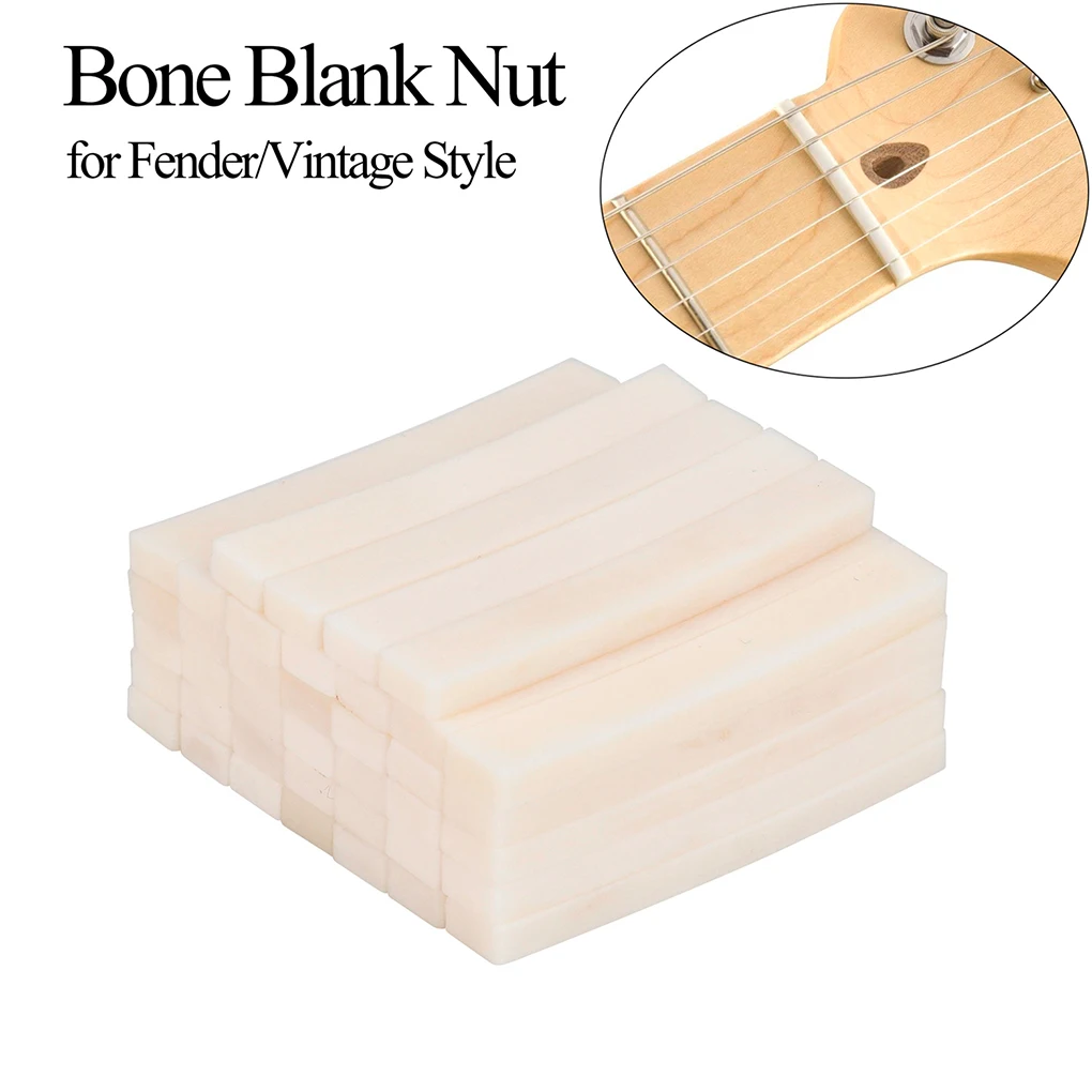 ElectricGuitarBoneNutBlankUnbleachedGuitarBridgeSaddleMusical