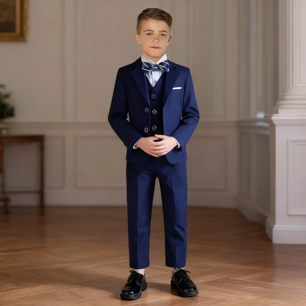 Navy Boys Formal Suit Set 1