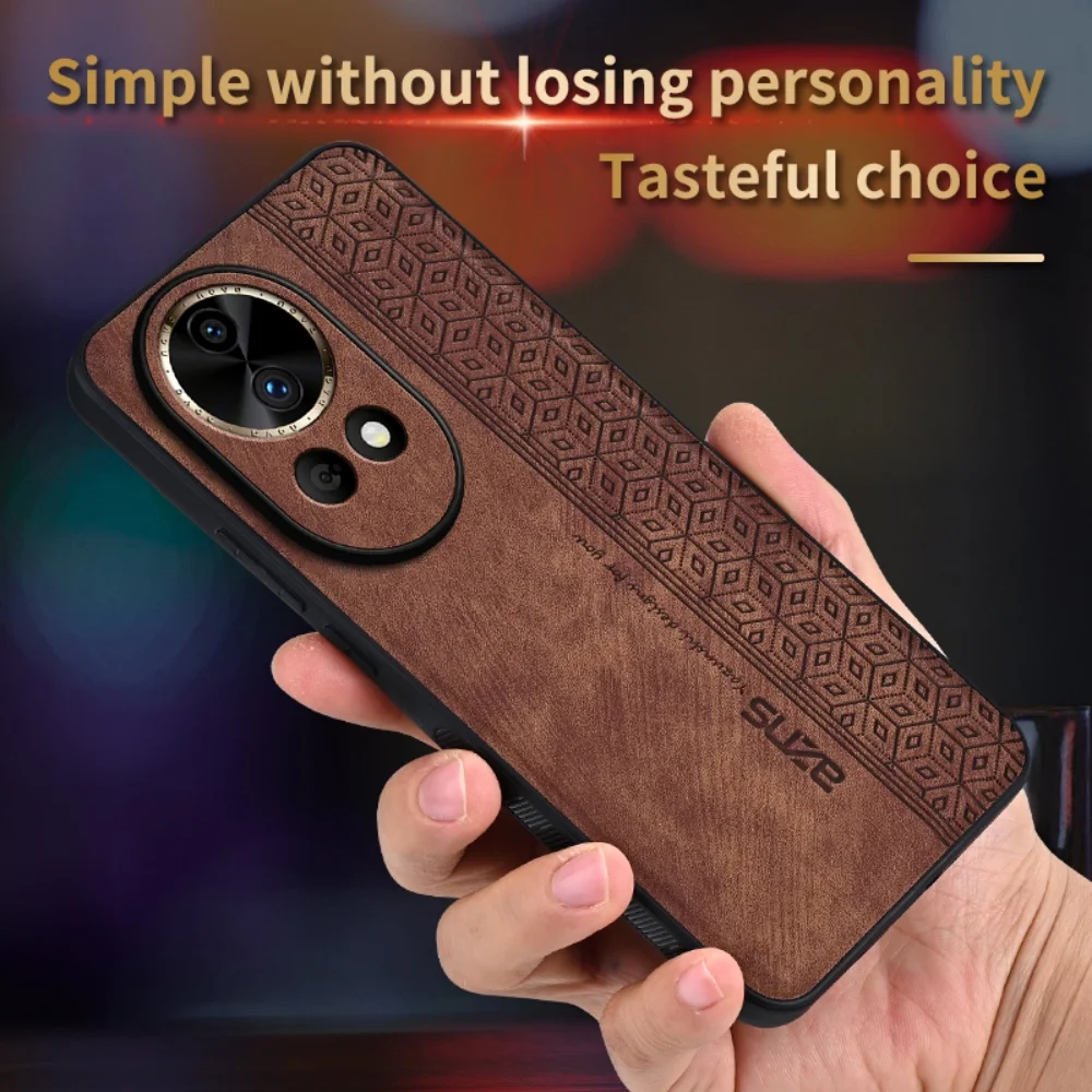 Luxury Leather Business Phone Case - Shockproof Soft Cover