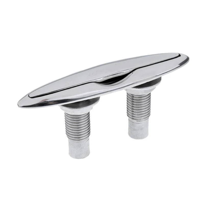 AndyMarine 316 Stainless Steel 5/6inch Pop Up Cleat Boat Accessories Save Space Mooring Dock Neat Cleat Marine Yacht Bollard 4