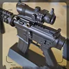 DIY 1:3 Scale Mini Alloy M4 Toy Gun Rifle Detachable Gun Model Plastic Metal Pistol Weapon Assembly for Boys Collection Gifts 6