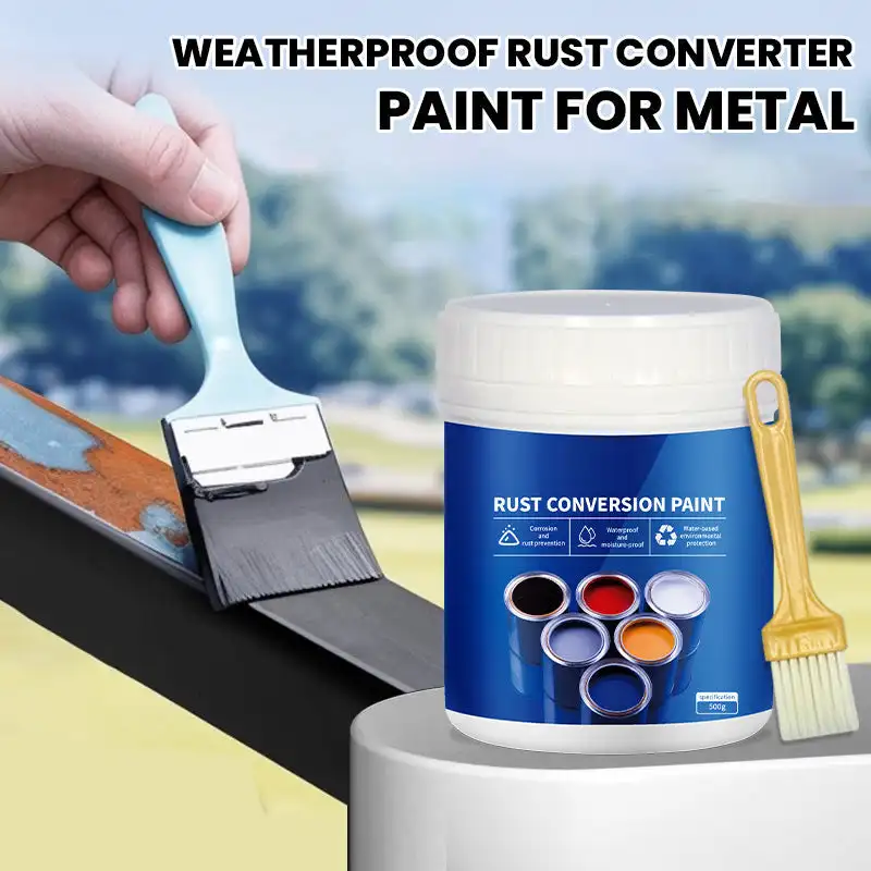 Weatherproof Rust Converter Paint For Metal rust removal paint