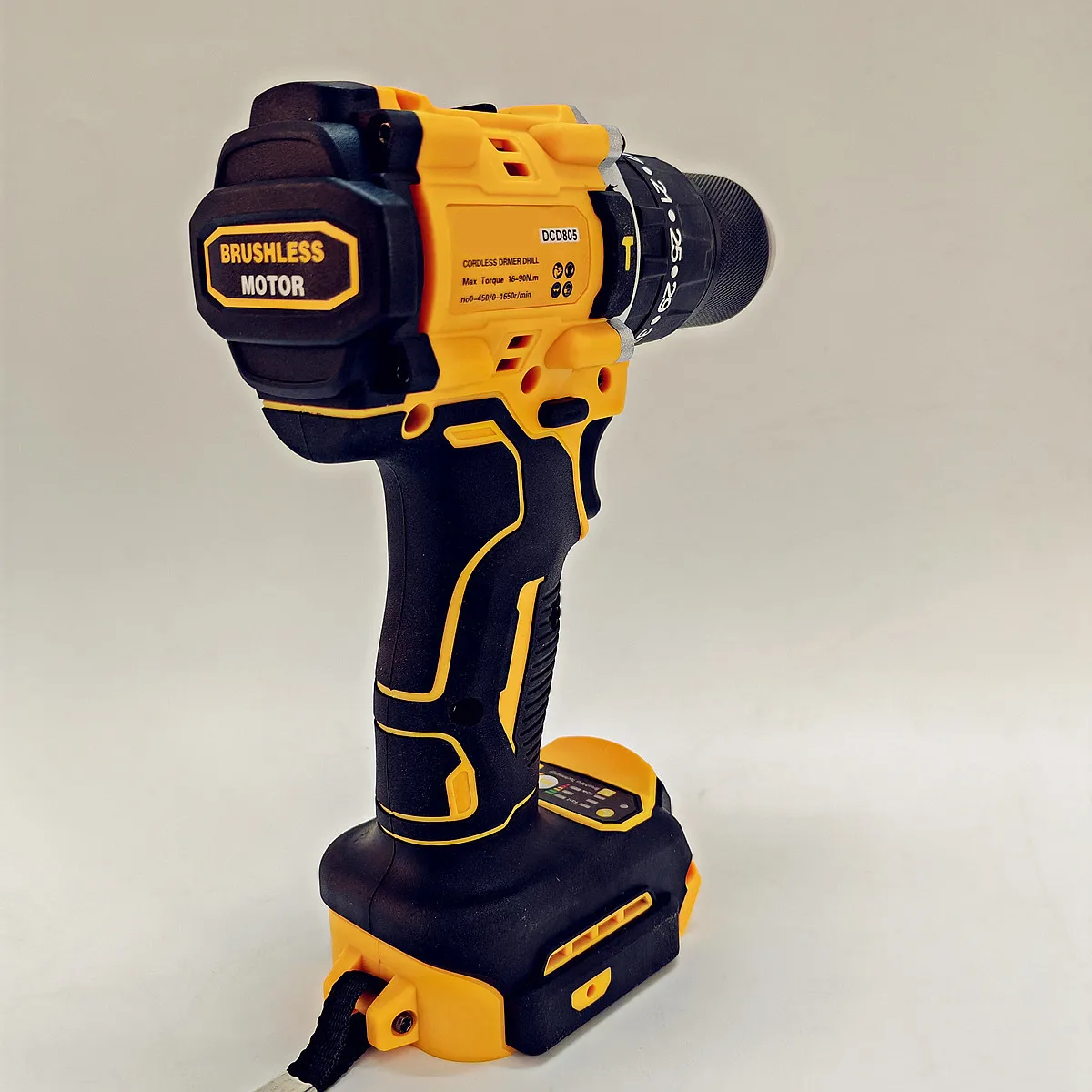 Fit For Dewalt 20V Battery Brushless Hammer Drill Cordless Impact Drill Electric Screwdriver 10mm Power Tools DCD805 5
