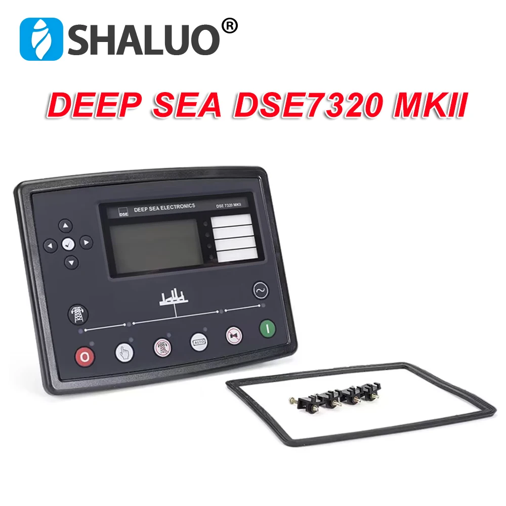 Original Deep Sea DSE7320 MKII Diesel Generator Auto Start Mains (Utility) Failure Control Module LCD Display Controller Panel