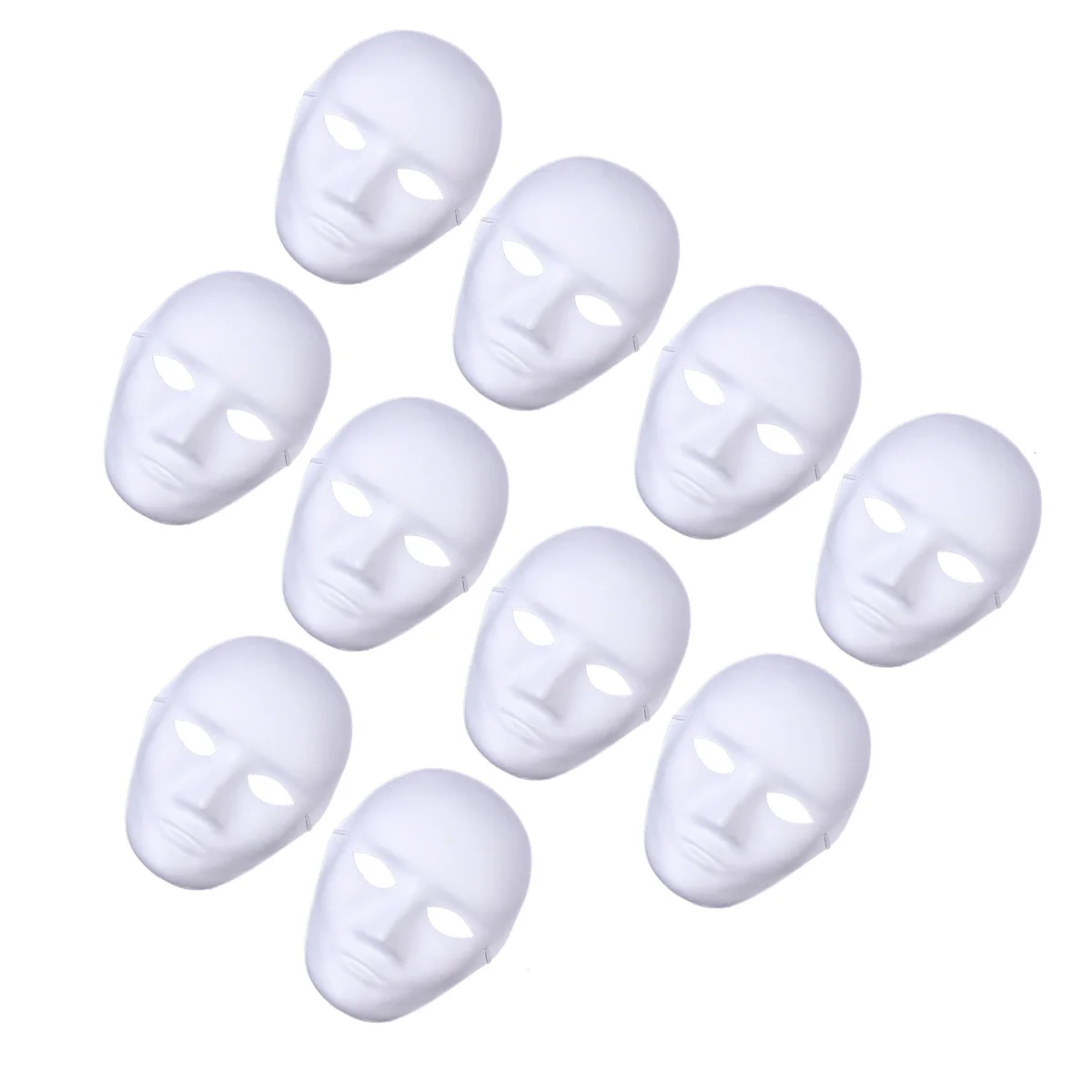 

Halloween Mask Diy Blank Painting Mask Halloween Hip-Hop Dance Ghost Mask Cosplay Fancy Dress Masquerade Party Mask
