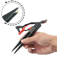 Multimeter Test Leads Alligator Banana Plug Probe Tweezers Patch For Capacitance Inductance Resistor Capacitor Tester Meter Pens 2