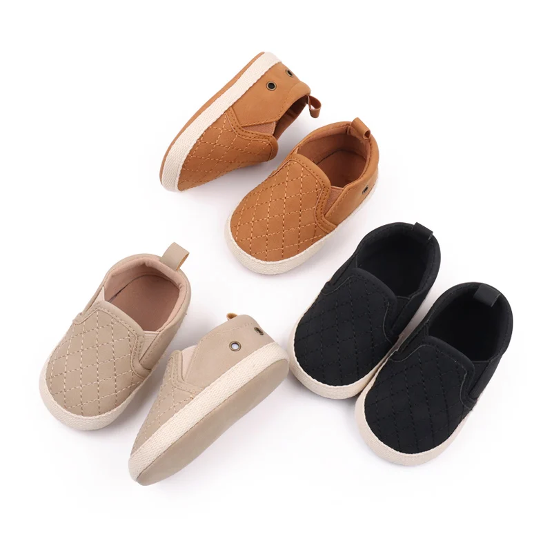 Baby Prewalking Sneaker Spring and Autumn Style Classical Design for Toddler Boys and Girls Soft Cotton Anti-slip Sole BHX3208 2