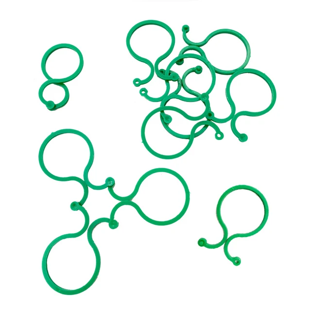 Kerti Szőlő Heveder Klipek Növényi Csomagolt Csatgyűrű -Tartó Paradicsom Növény Állvány Szerszám Dekoráció Acc Üzem - Image 5