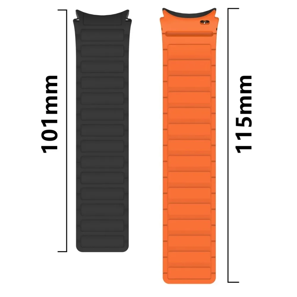 Enhanced Magnetic Silicone Strap - No Gaps, Comfortable Fit