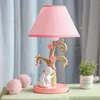 Cute Children's Room Princess Room Table Lamps Rabbit Light LED Creative Romantic Warm Girl Bedroom Bedside Reading Table Lights 5