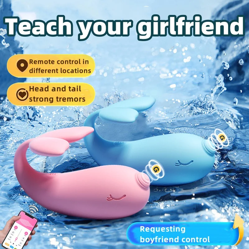 

Little Whale Remote Control G-spot Vibration Jumping Egg Female Masturbation Orgasm Invisible Wearable Outgoing Flirting Props