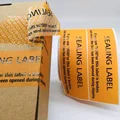 VOID STICKER yellow