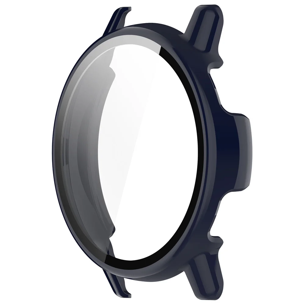 BEHUA Durable Smartwatch Protector Case with Tempered Glass Screen Frame