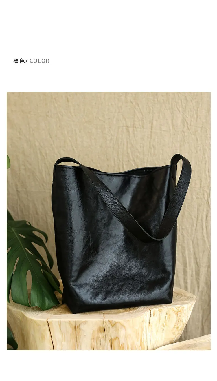 PNDME vintage hohe qualität erste schicht rindsleder frauen große kapazität einkaufstasche reise luxus weiche echtes leder schulter tasche – Detail 16