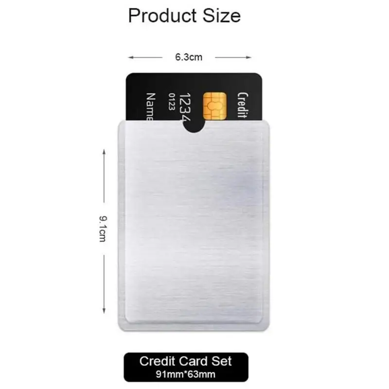 Anti Scan RFID Blocking Sleeves Credit Card & Passport ID Protector Holder 10 + 3pcs