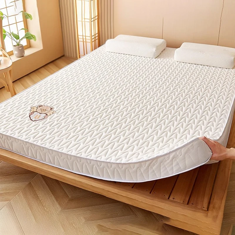 

Double Elastic Mattress Latex Camping Hotel Support Guest Mattress Anti Slip Ultralight Tatami Colchao Latex Bedroom Furniture