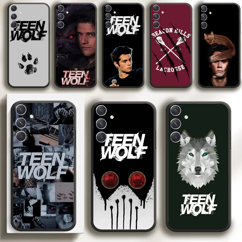 Teen Wolf Tv Drama Cover Per Telefono Per Samsung Galaxy A 12 13 32 33 34 51 52 53 54 71 S 20 21 22 23 Ultra Tpu Plus Soft Black