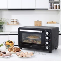 Mini four électrique, 32L, 1600W, 52,2x38,1x33,5 cm, noir, salle de bain, MCOM 1
