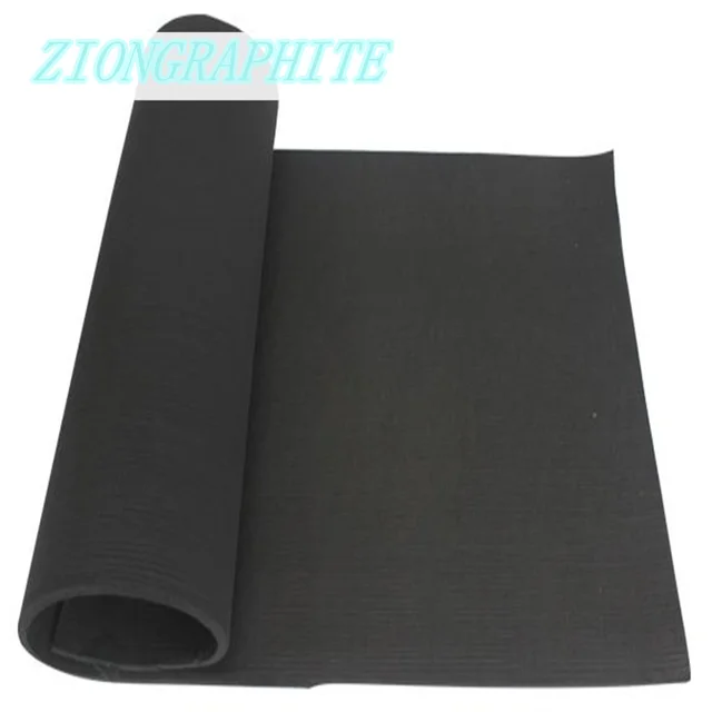 Foglio Feltro Di Grafite - 300x200x5/10mm - Materiale Conduttivo Resistente Ad Alta Temperatura - Per Forni