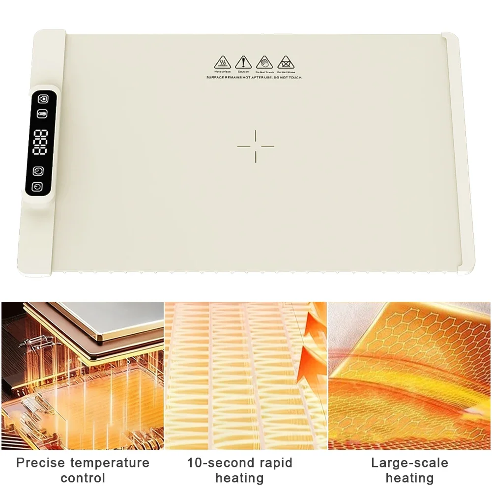 Household Meal Heating Silicone hot cutting board Folding Hot Dish Insulation Board Silicone Vegetable Warming Board