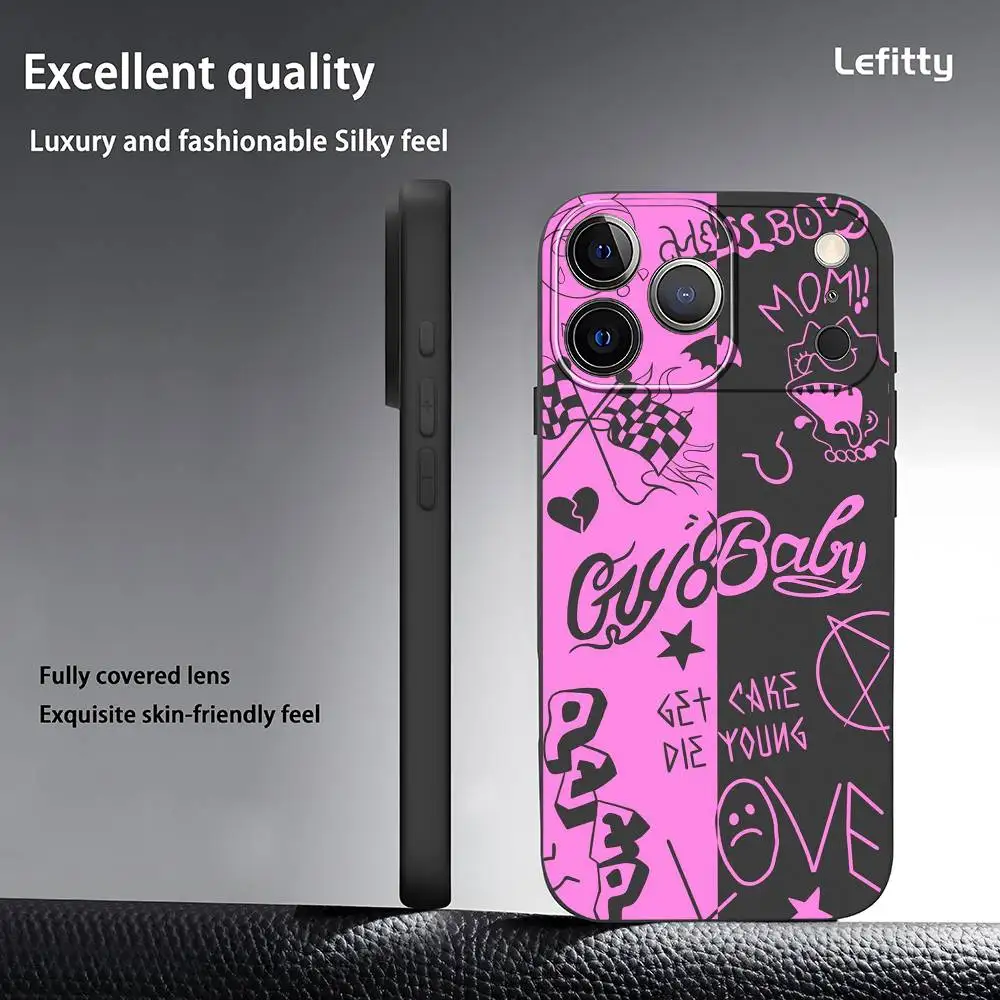 Lil Peep Hell Boy Black Frosted Soft Phone Case