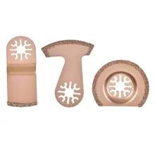 

Carbide Diamond Oscillating Saw Blades For Quick Change 3PCS Multi-tools Tile Prorous Concrete Cement Ceramics Cutter