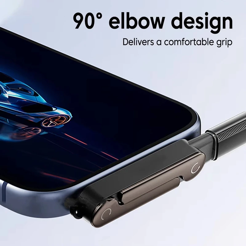 레노버 타입 C 휴대폰 충전 브래킷 어댑터 240W 고속 충전 OTG 타입-C(수) to USB-C(암) 컨버터 접이식 홀더 포함