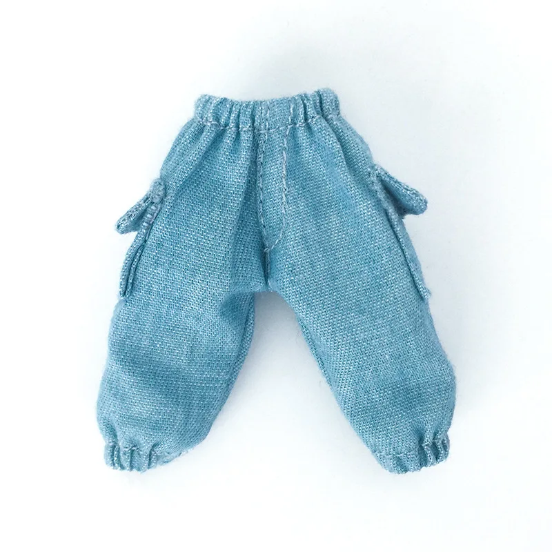 Ob11 Bjd Doll Long Overalls Pant Doll Jeans Clothes With Pocket Ob11 Diy Accessories Toys For Ob11,Obitsu11,Molly,1/12 Bjd Doll 6