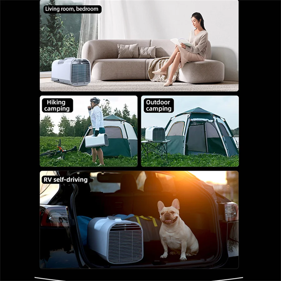 

Treeligo Portable Camping Air Conditioning 12V Ac 110V 220V Outdoor Electric Tent Air Conditioner 24V for Car Camper Motorhome