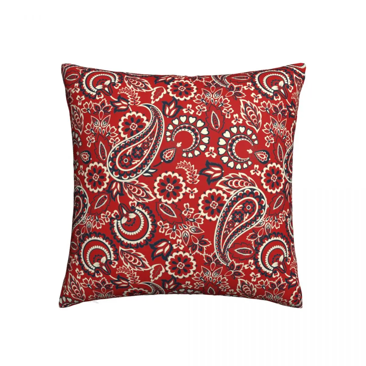 

Paisley Pillowcase Printed Polyester Cushion Cover Decorative Pillow Case Cover Home Square 45*45cm