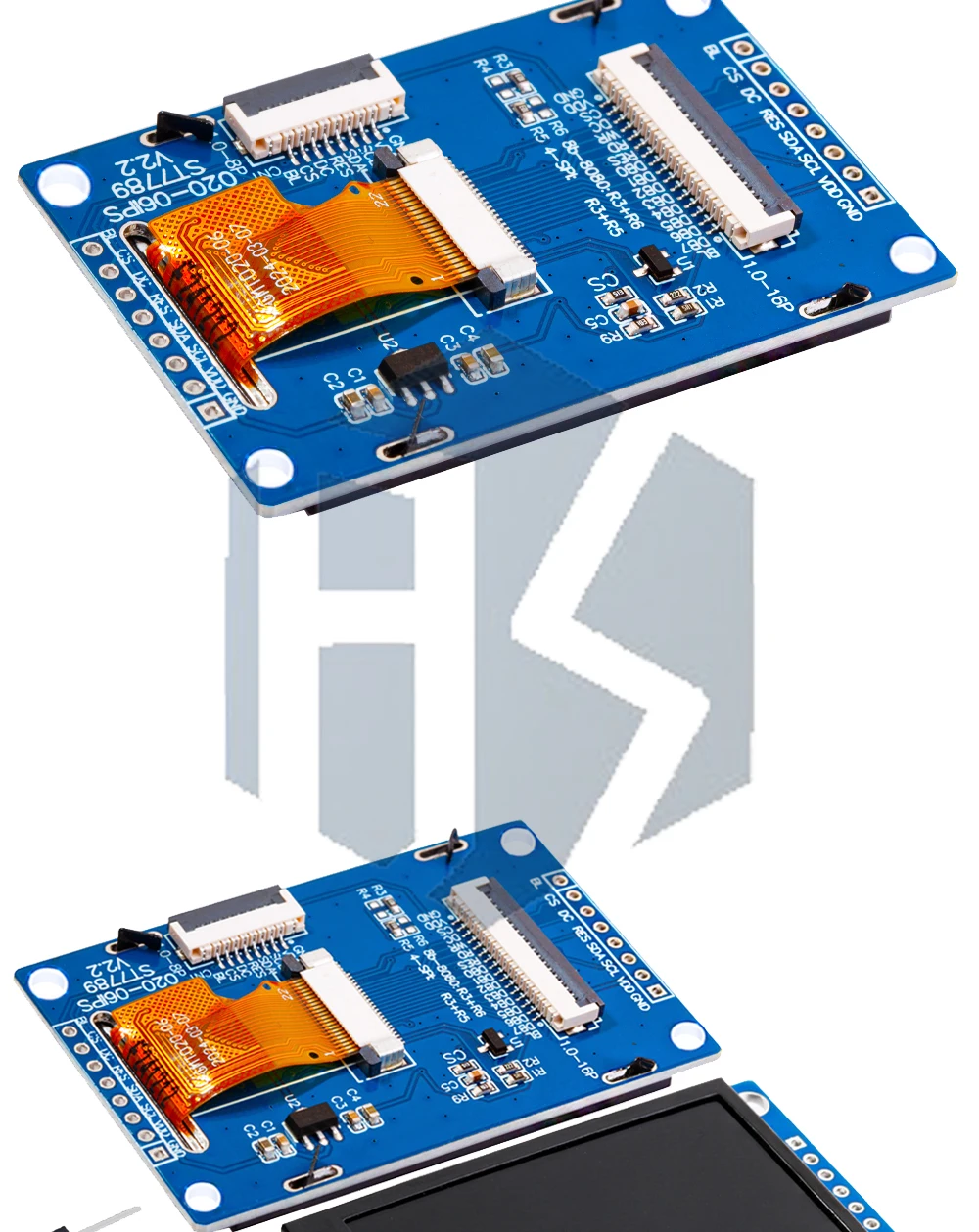 2,4/2,8/3,2/3,5 Zoll 240x320 320x480 SPI 2,4" TFT Serielles Port-Modul 5V/3,3V PCB-Adapter ST7789V/ST7796S LCD-Display für Arduino – Detail 36