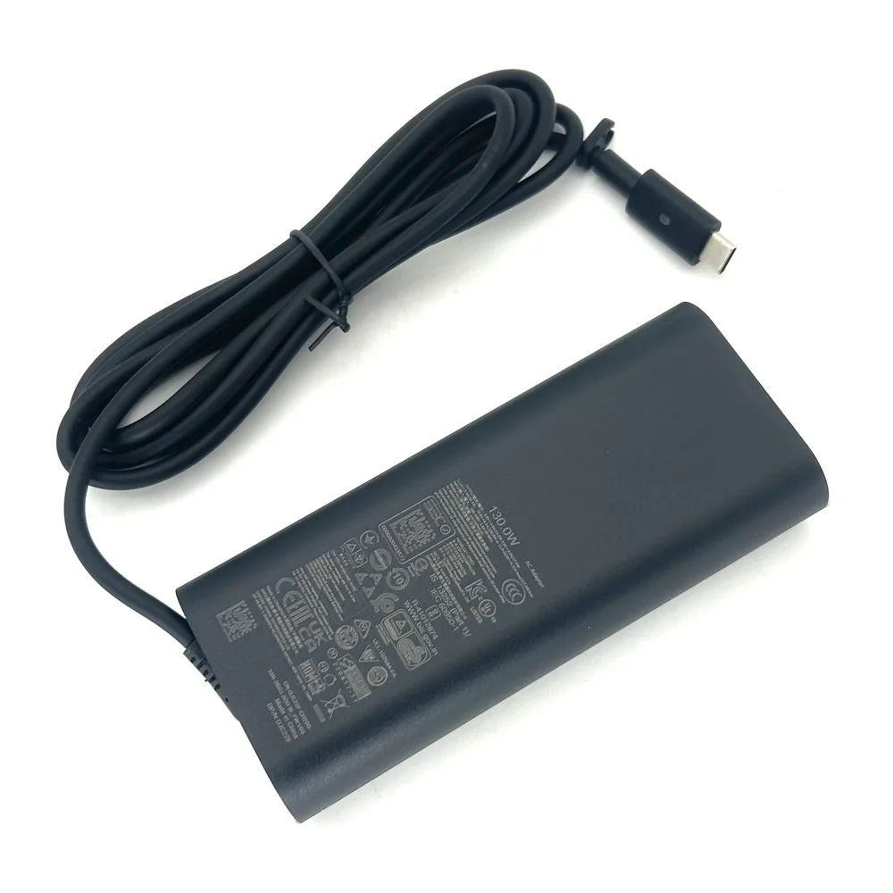 노트북 충전기 130W USB C 타입 C AC 어댑터 (델 XPS 15 9500 9510 9520 XPS 17 9700 9710 9720 9730 DA130PM170 호환)