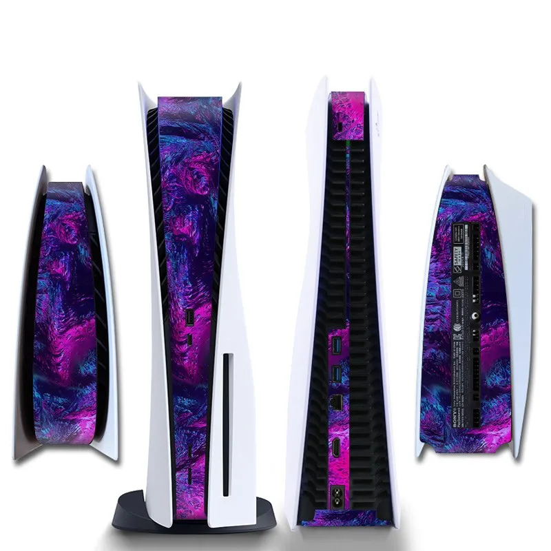 Middle Stickers Skin For PS5 Disc/Digital Edition Console Protective Shell Replacement Decoration Strip For PS5 Accessories 