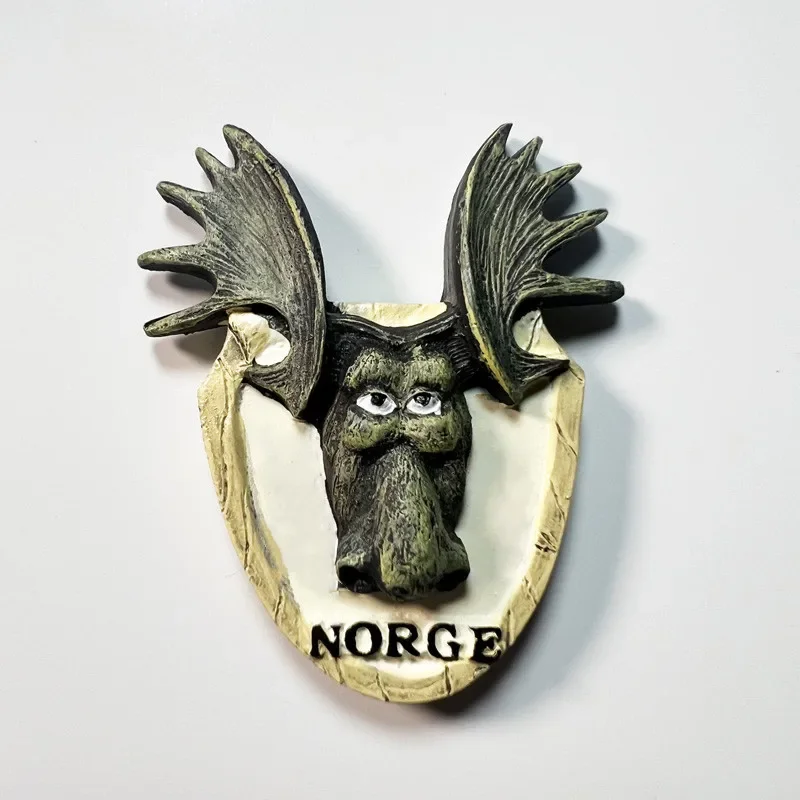 Oslo Norvegia magnete frigorifero 3D viaggio souvenir frigorifero decorazione magnetica Sticker Craft Collection